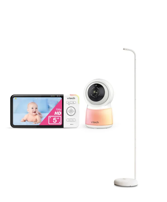 VTech RM5755HD 5 Smart Baby Monitor & Camera Floorstand - White
