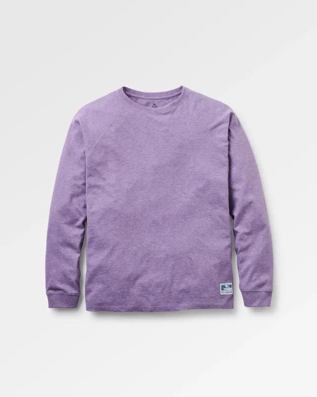 Passenger Clothing Legacy LS T-Shirt - Purple Haze Marl