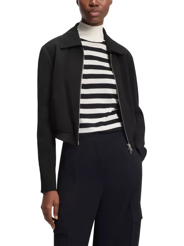 BOSS Jocalena Bomber Jacket, Black
