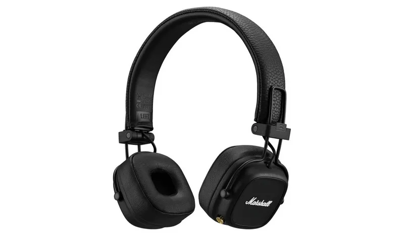 Marshall Major IV Fold Wireless Headphones - Black 
