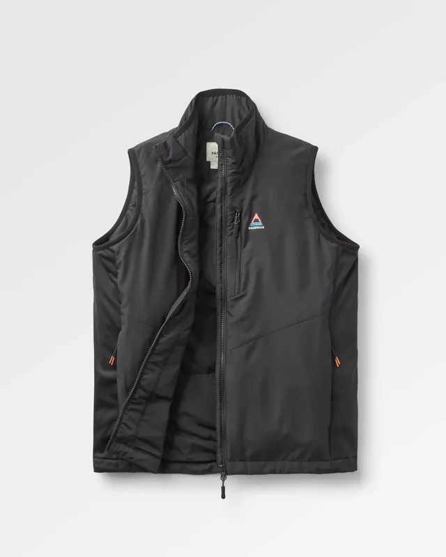 Passenger Clothing Shasta Lightweight Thermore® Insulated Gilet - Black