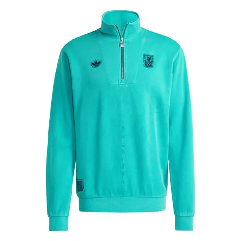adidas Liverpool Half Zip Jacket Adults
