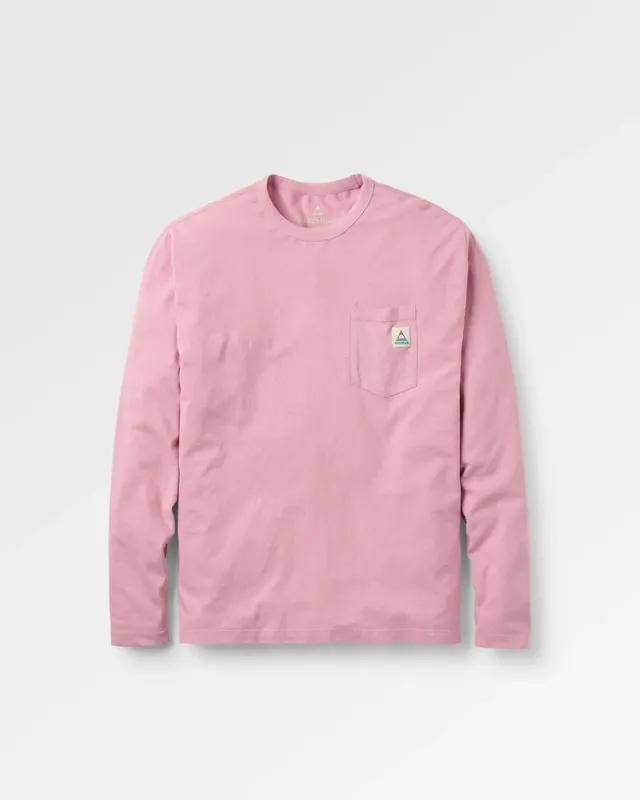 Passenger Clothing Heritage Relaxed Fit LS T-Shirt - Pink Haze