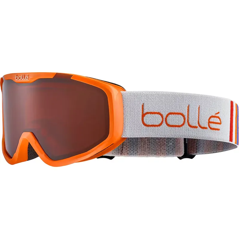 BOLLÉ ROCKET Youth Snow Goggles - Matte Orange/Rosy Bronze