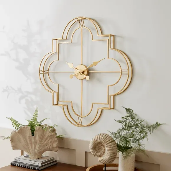Timeless Shaped Skeleton Wall Clock