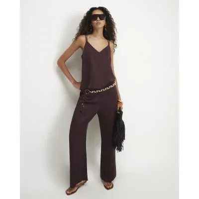 Red Satin Trousers