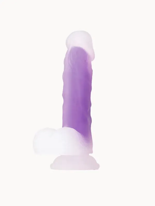 So Divine Glorious Real Skin Feel Dildo - Purple