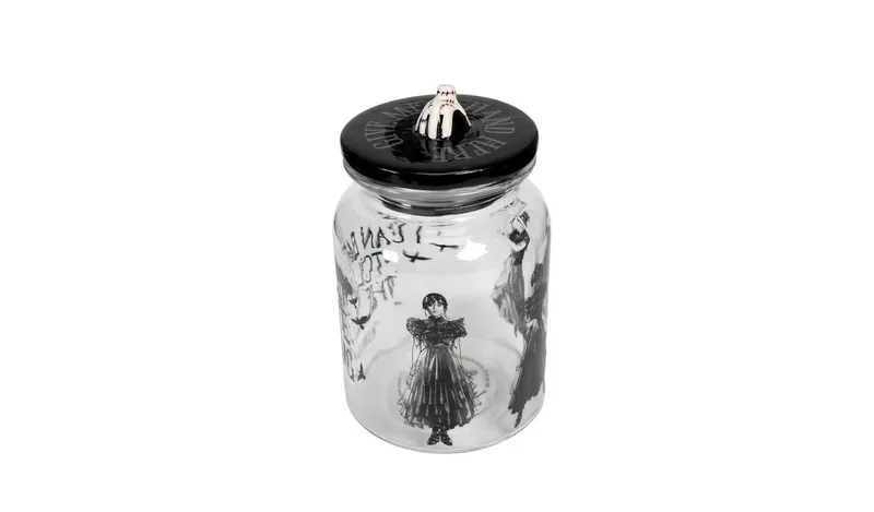 Wednesday Treat Glass Jar 
