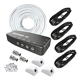 SLX Grey Up to 4 rooms Site distribution kit