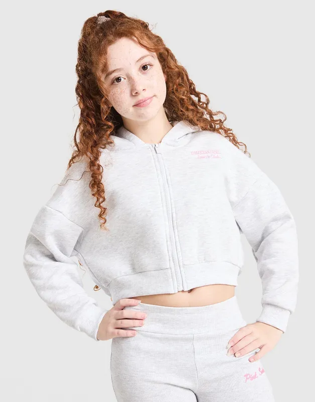 Pink Soda Sport Girls' Holiday Cropped Hoodie Junior