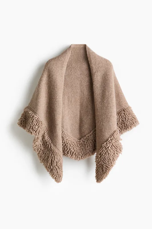 Knitted cape