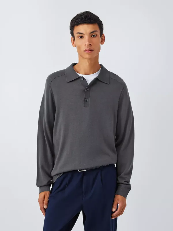 John Lewis Merino Wool Polo Shirt