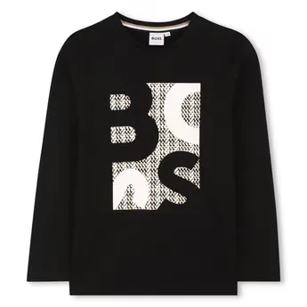 Boss Kids Long-sleeve Graphic T-Shirt