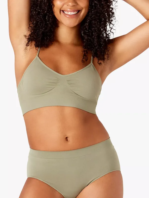Ambra Bare Essentials Non Wired Padded Adjustable Seamfree Bra