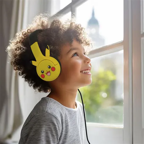 OTL Technologies Pokemon Pikachu Kids Wired Headphones with Ears
