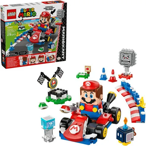 LEGO® Super Mario™ 72043 Mario Kart™ – Interactive LEGO® Mario™ & Standard Kart