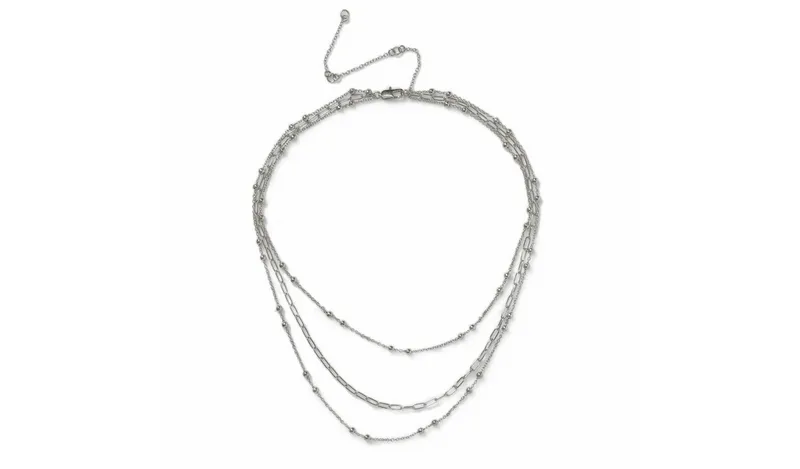 Liars & Lovers Silver Plated Multilayer Pendant Necklace