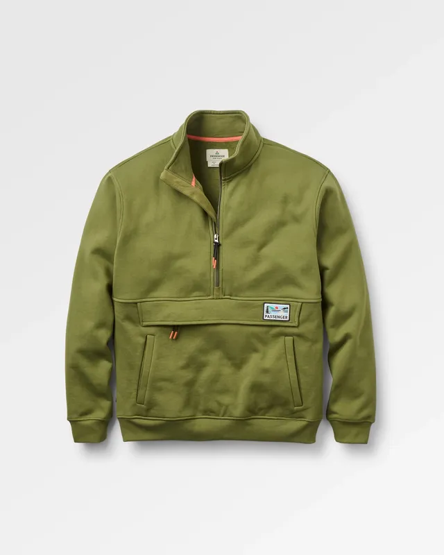 Passenger Clothing Wildedge Sweatshirt - Khaki
