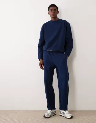 Circular Design Collection heavyweight straight leg jogger in navy