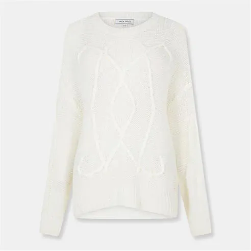 Jack Wills Women's Loose Knit Crew Neck Jumper