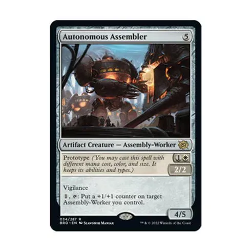 Magic the Gathering Autonomous Assembler Trading Card Game