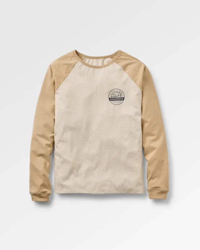 Passenger Clothing Odyssey Raglan LS T-Shirt - Milky Marl