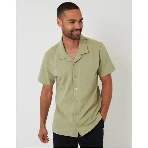 Threadbare Men's Darvel Short-Sleeve Patterned Shirt
