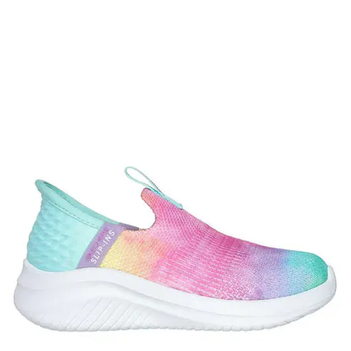 Skechers Kids' Multi Print Stretch Fit Slip On Trainers