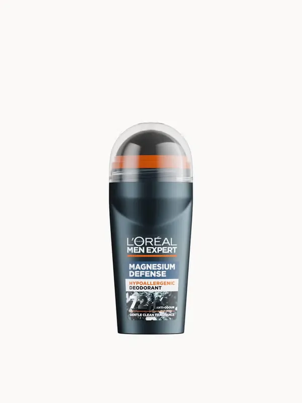 L'Oréal Paris Men Expert Magnesium Defence Hypoallergenic 48 Hour Roll-On Deodorant 50ml