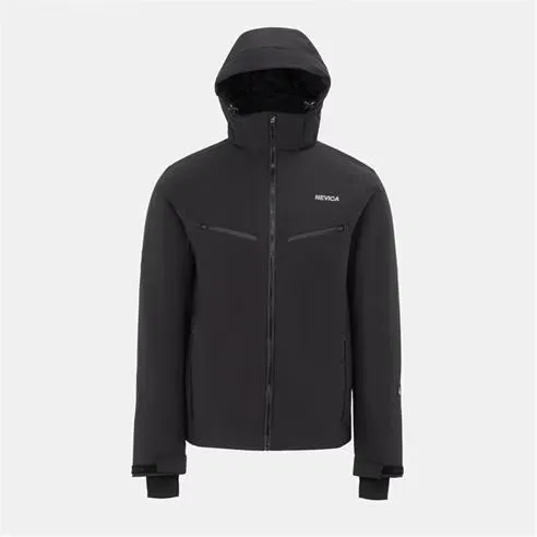 Nevica Men's Vail Waterproof Windproof Synthetic Insulated Detachable Hood Ski Jacket