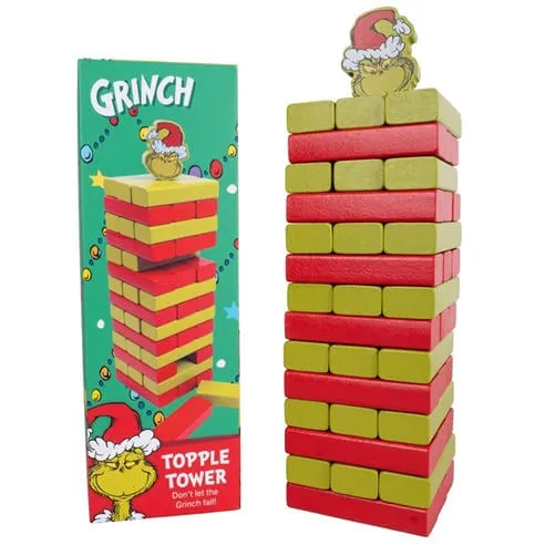 The Grinch Topple Tower Game