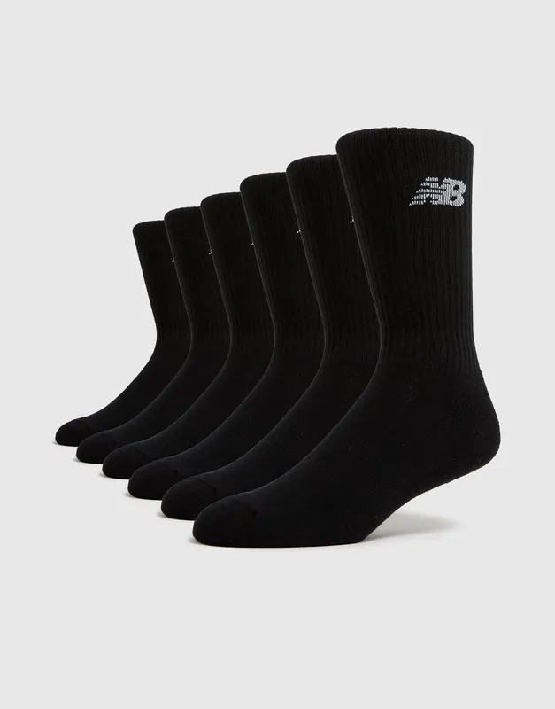 New Balance 6-Pack Crew Socks