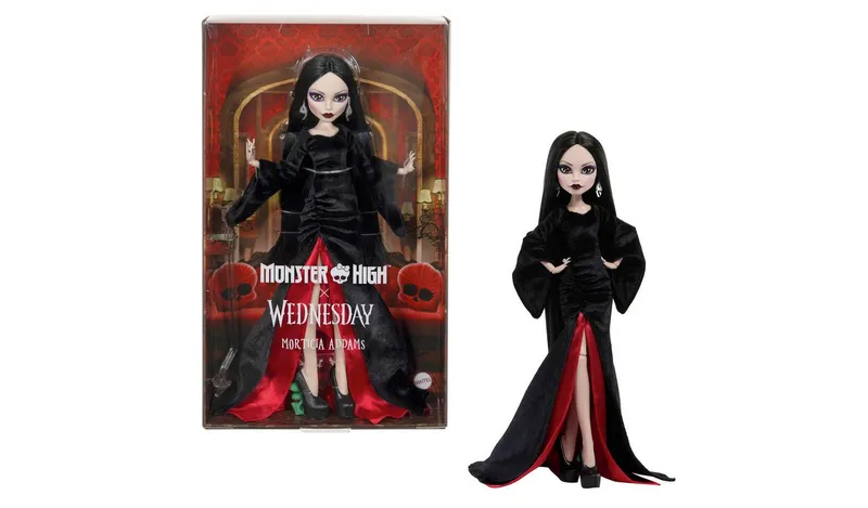 Monster High Wednesday, Morticia Addams Collectable Doll