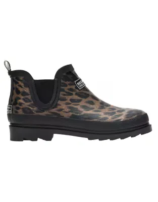 Waterproof harper cosy ii wellingtons in leopard print