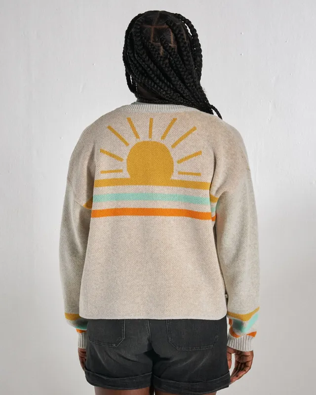 Passenger Clothing Dawner Knitted Cardigan - Light Grey Marl
