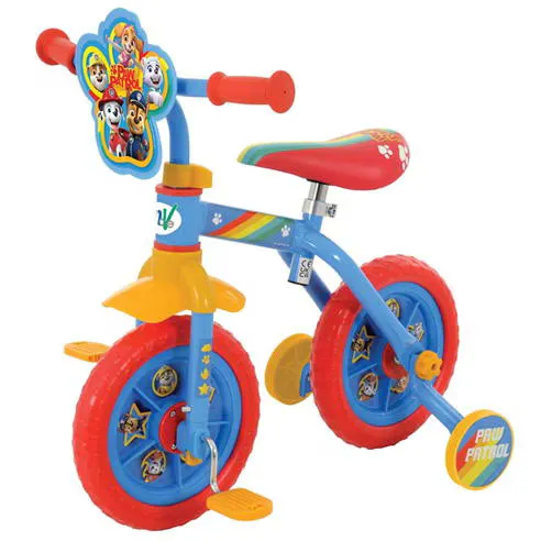 Paw Patrol 2in1 10inch Training Bike