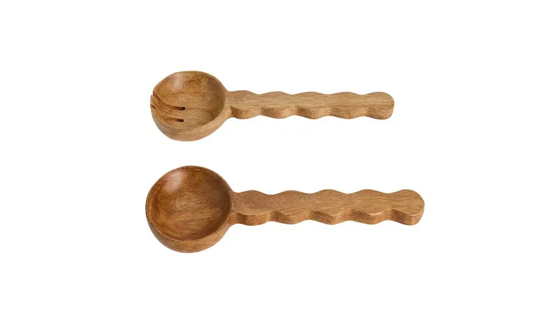 Habitat Wooden Salad Servers