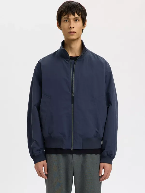 Selected Dylan Bomber Jacket, Blue Nights