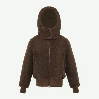 Arctic Army Women's Teddy Fleece Hooded Sherpa Jacket