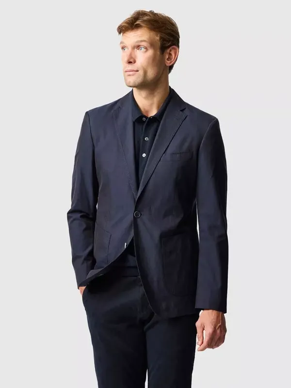 Rodd & Gunn St Arnaud Cotton Slim Fit Blazer, Midnight