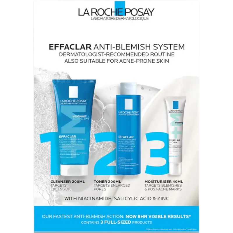 La Roche-Posay Effaclar 3-Step Anti-Blemish System