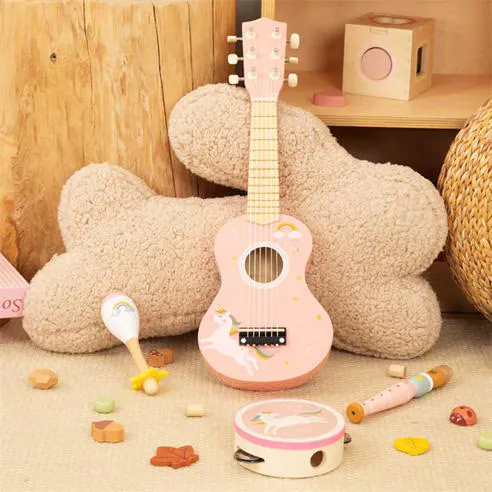 Tooky Toy Wooden Unicorn Musical Instrument Set