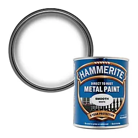 Hammerite White Gloss Metal paint, 750ml Tin
