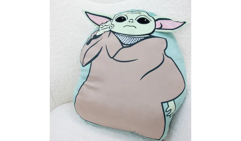 Mandalorian Friend Shaped Cushion - 40x36cm