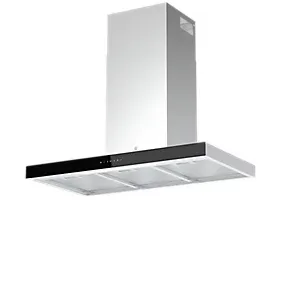 GoodHome AirSensor GHBH90ASBL Glass Box Cooker hood (W)90cm - Brushed stainless steel effect