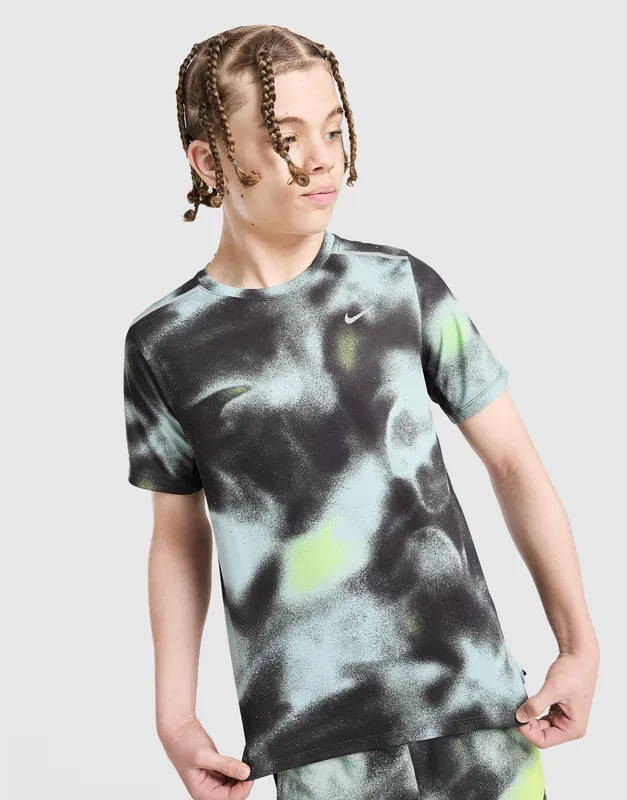 Nike Miler All Over Print T-Shirt Junior