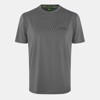 Boss Mens BOSS GREEN Short Sleeve Performance Gym Top - Tech Cotton