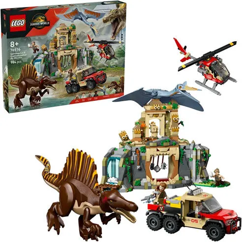 LEGO Jurassic World -  Spinosaurus & Quetzalcoatlus Air Mission - 76976