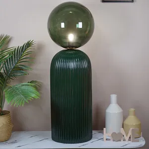 Callahan Glass Lamp - Green