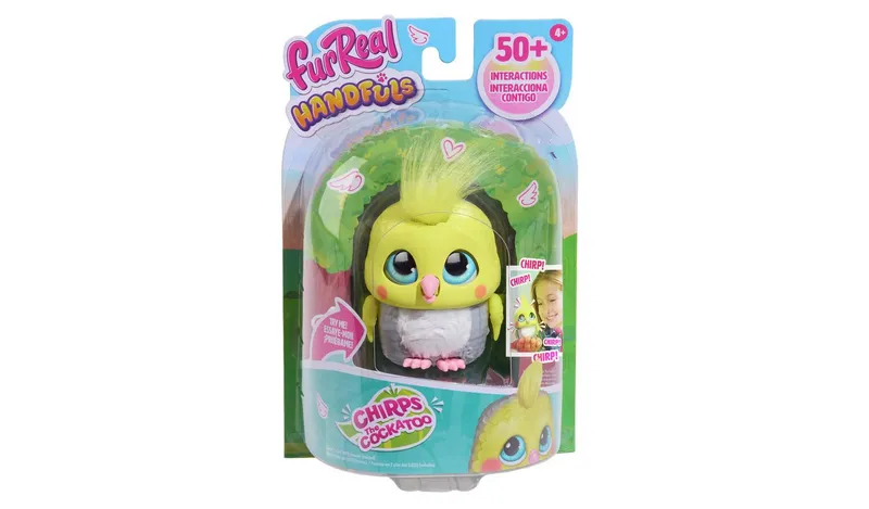 furReal Handfuls Chirps The Cockatoo Interactive Soft Toy